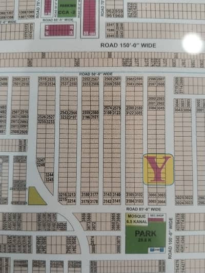 Phase 7 1 Kanal Plot For Sale In Phase 7 Block Y Prime Location