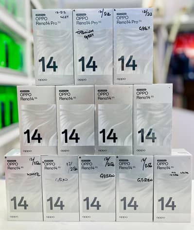 Oppo Reno 14 5G Box Pack/ Reno 14F / 12F / A6 Pro / A6x / A5 Pro / A5i