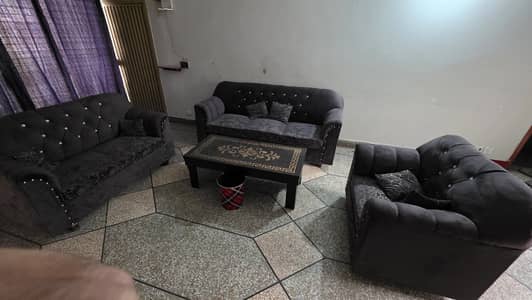 Sofa set with table