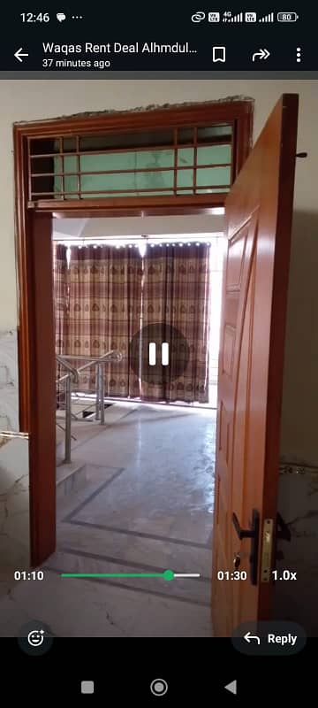 5 marla first floor available for rent in Ghauri town phase 5b near fawara chowk