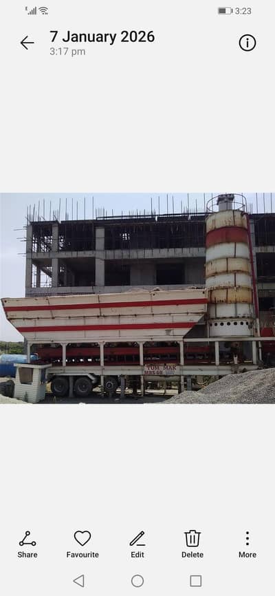 TUM-MAK Mobile Concrete Batching Plant, Automatic