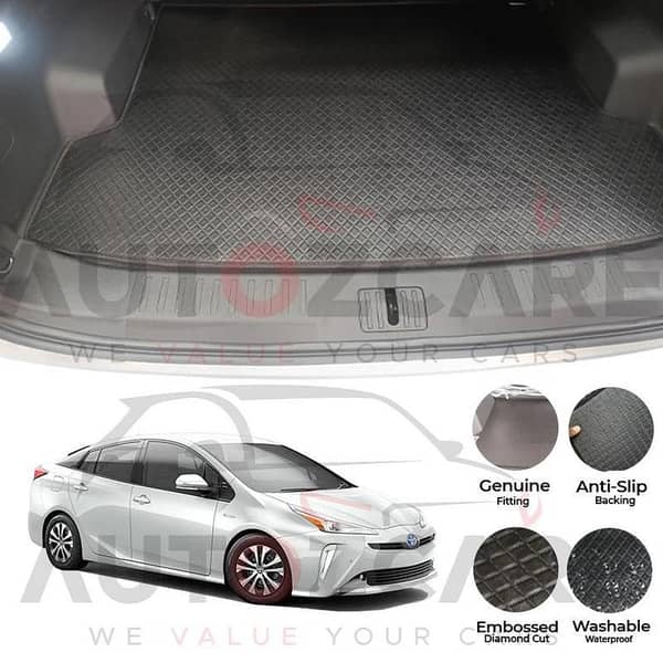 Toyota Prius China Rexine Custom-Size Trunk Mat - Model 2016-2021