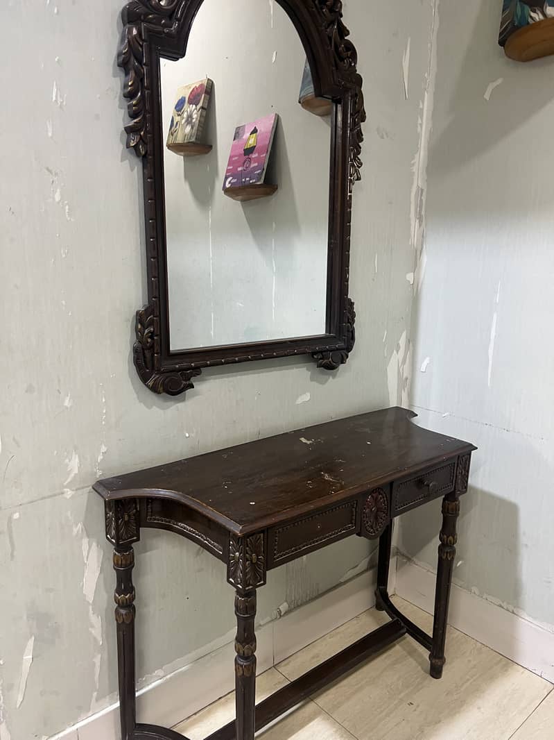 Console table with mirror 1