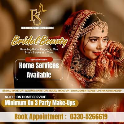 Bridal Makeup Artists / Makeup Services / Nikah & Engagement Makeup