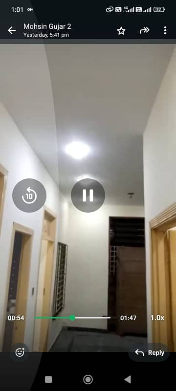 7 Marla ground portion for rent in Qamar town near Ghauri town phase 4c1