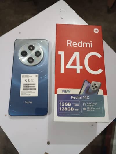 REDMI 14C 6+6gb 128gb official approved.