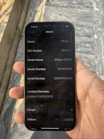 iphone 16 pro desert colour 128 gb with box