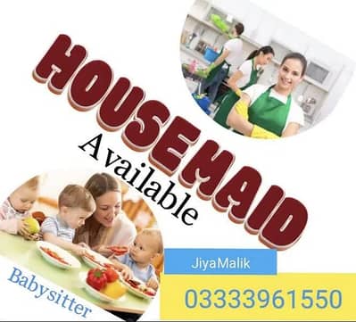 House Maid, Babysitter, Patient Care, Nanny, Nurse, Driver, Chef, Cook