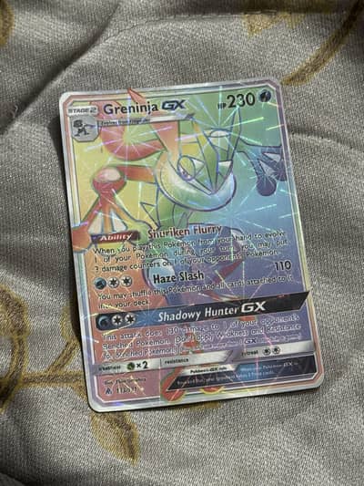 Pokemon Greninja Rare Card Rainbow