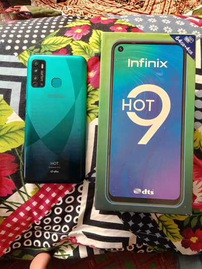 Infinix hot 9 ----4/64 with box