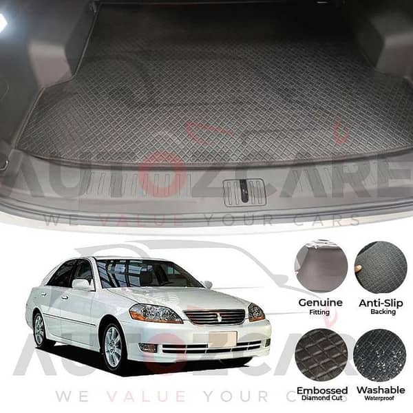 Toyota Mark 2 II China Rexine Custom-Size Trunk Mat - Model 1996-2000