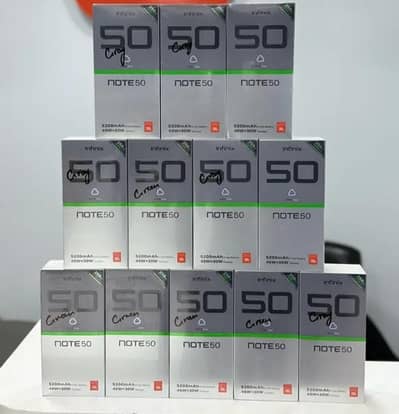 Infinix Note 50 Box Pack/ Hot 60 Pro Plus+ / 60i 50 Zero 40 Smart 10