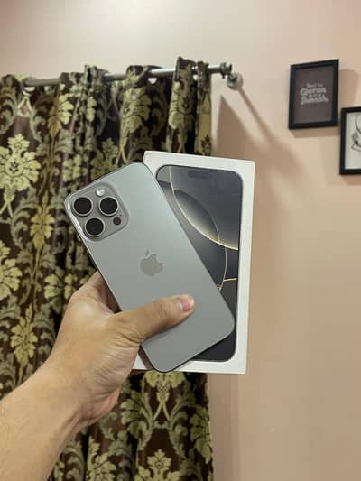 iPhone 16 Pro Max 256 Gb Jv Non Pta With Box and Cable 10/10