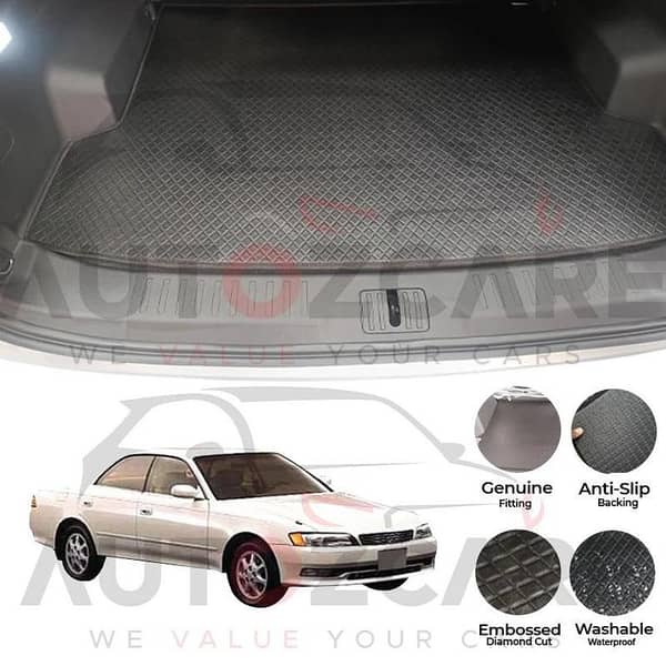 Toyota Mark 2 II China Rexine Custom-Size Trunk Mat - Model 1992-1995