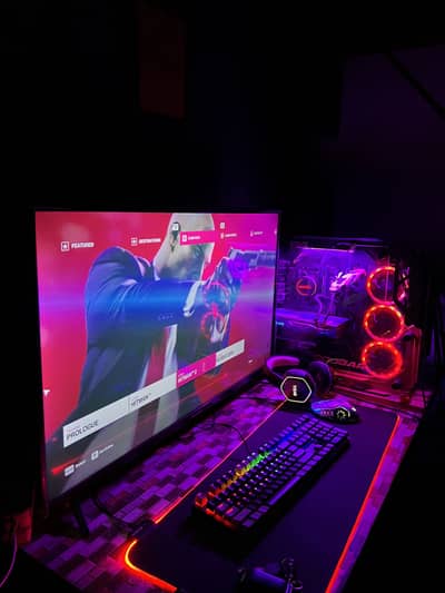 Gaming PC- Ryzen 5 5600 / RX 590 GME / THUNDER LIQUID AIO / 16 GB RAM