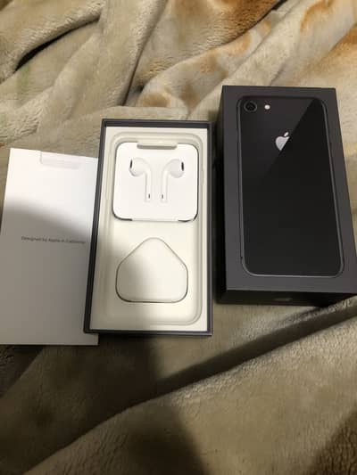 Iphone 8 PTA 256gb approved black color