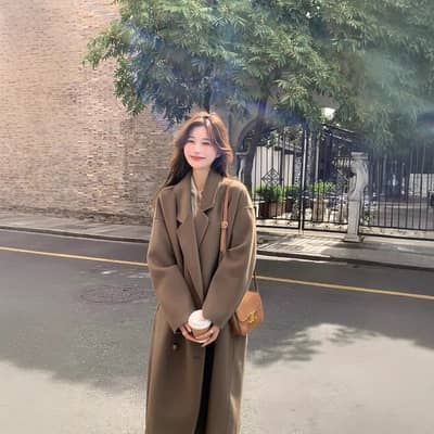 Popular 2026 Woolen Coat Korean Style