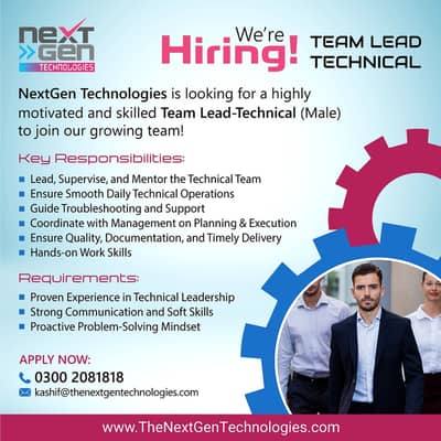 Team Lead -Technical
