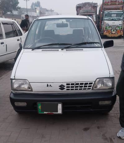 White Suzuki Mehran VX 2006