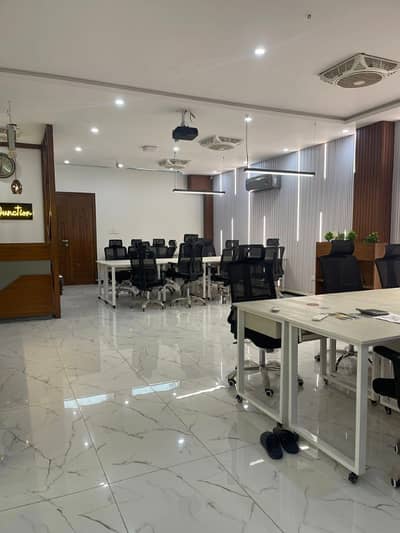 Furnished Office for Rent in Gulberg For (Perfect for Call Center, Software House, Marketing Office & More)