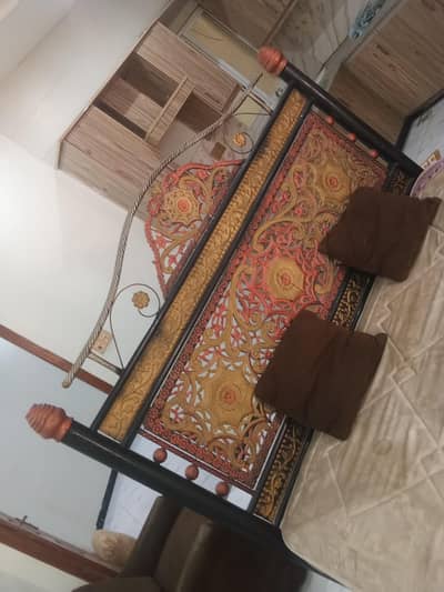 iron double bed for sale