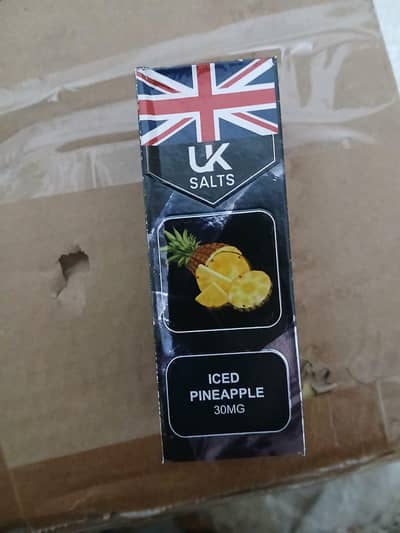 UK salt Iced pineapple 30MG pod flavors