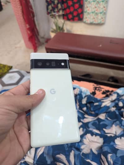pixel 6 pro 12gb 256gb fresh condition me he frant glas break