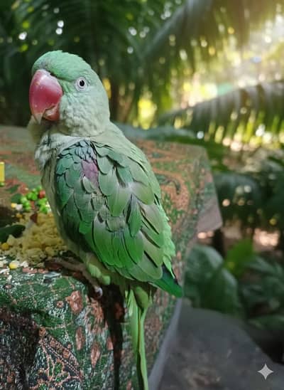 ACTIVE KASHMIRI PAHARI PARROT