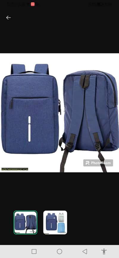 Product Name*: 16 Inches Hp Casual Laptop Bag -  Blue