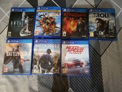 ps4 games available for exchange/sale