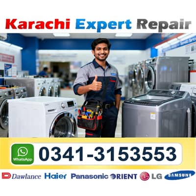 Automatic Washing Machine Repair Orient Pel Dawlance Samsung LG Haier