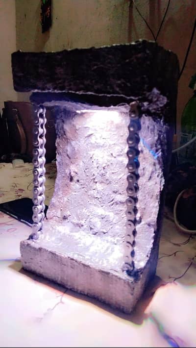 Unique Art peace of stone lamp