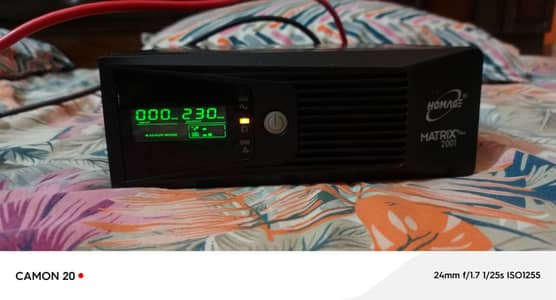 Homage Matrix 2001 24 V  1.3kw 2000 VA Homage Inverter UPS