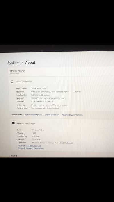 Lenovo P14s AMD RYZEN 5Pro