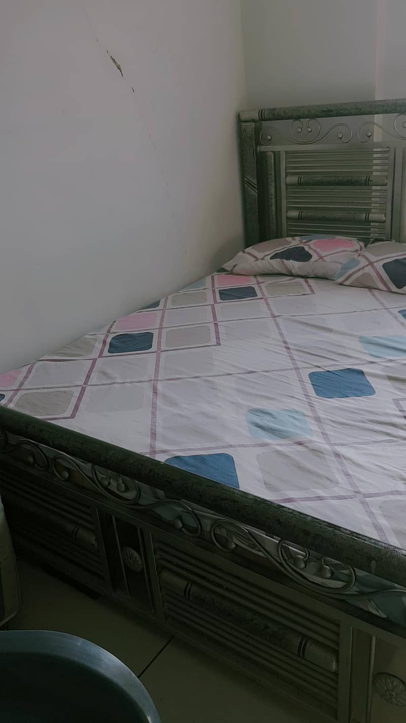 double bed silver 0