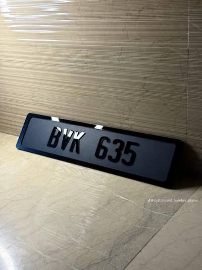 Costomize Fancy Number Plates For your Cars and Bikes in Cheap Prices