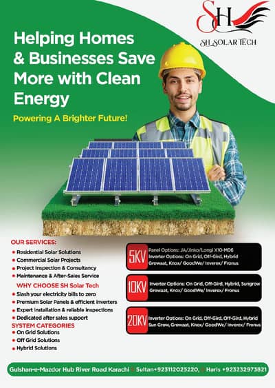 S H solar installations and electrical works