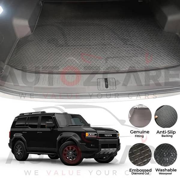 Toyota Land Cruiser LC250 China Rexine Custom-Size Trunk Mat - Model 2025