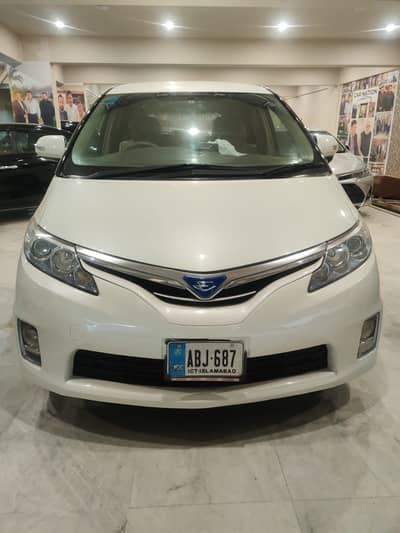 toyota estima Hybrid 2010 | registered 2014 | automatic | pearl white