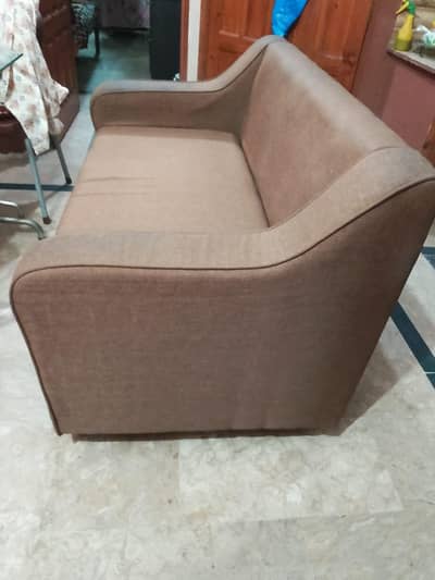 brown 2 seater sofa