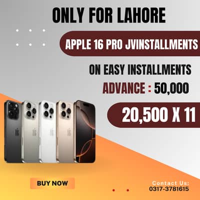 Apple iPhone 16 Pro  JV 256GB On Installments