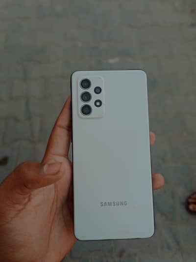 Samsung A 52 8/128 panel or back change baki ok ha only phone