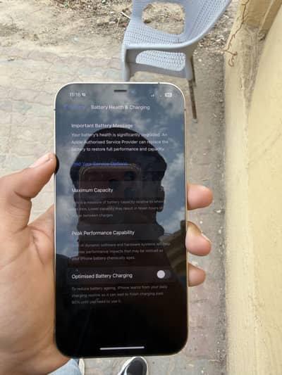 iPhone 12 Pro Max dual physical pta approved no open no repair bh#76