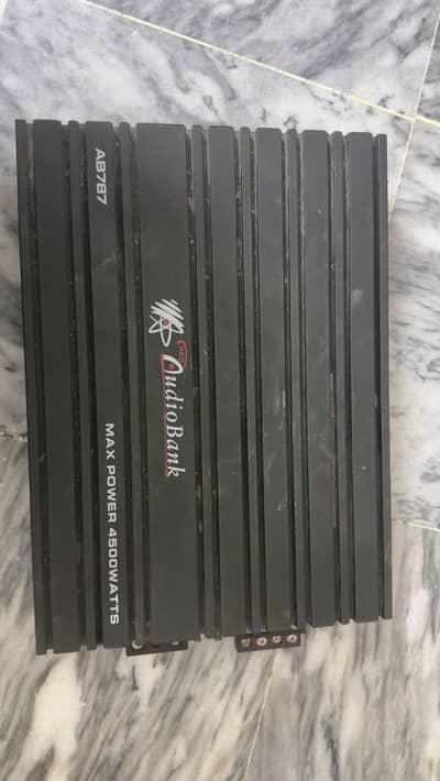 Amplifier AudioBank Maxpower 4500 watts (AB787)+Woofer with kit