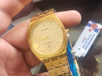 Best Win Original watch 100% With Date & Heavy Steanless steel