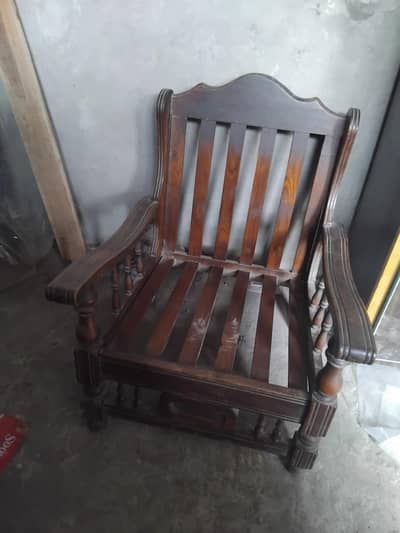 2 safas 1 seater For sale original wood