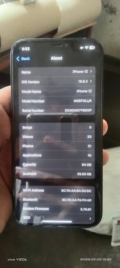 iphone 12 mdm total original