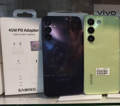 Vivo y100 8+8 256 Samsung A15 8 256 full box all ok