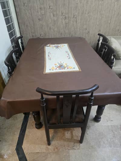Solid Wood Dinning Table  For Sale