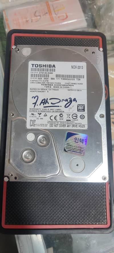 Toshiba hard drive 3TB for sale